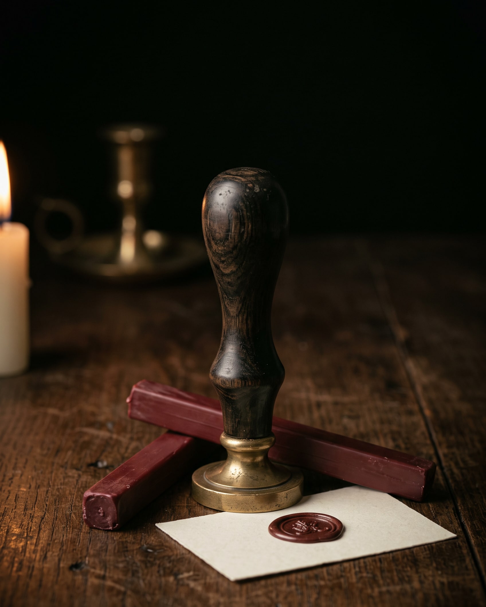 The Sealing Set, Bordeaux & Brass
