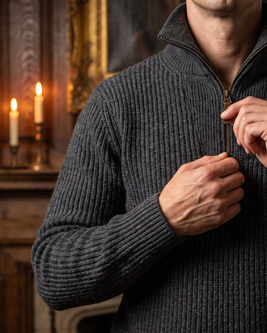 The Quarter-Zip, Charcoal