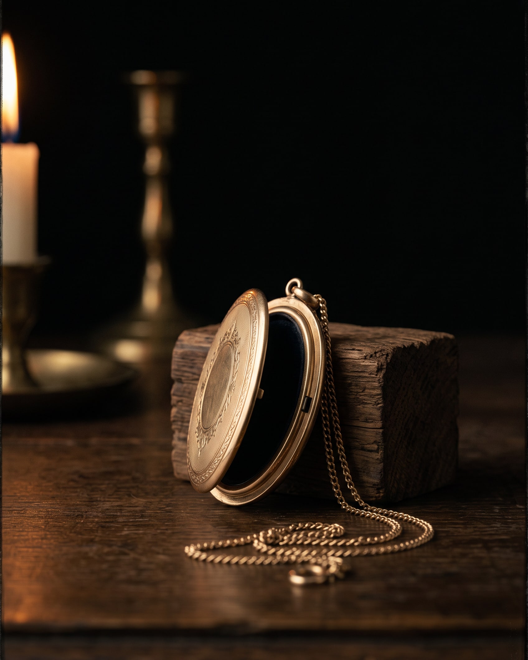 The Locket, Antique Gold